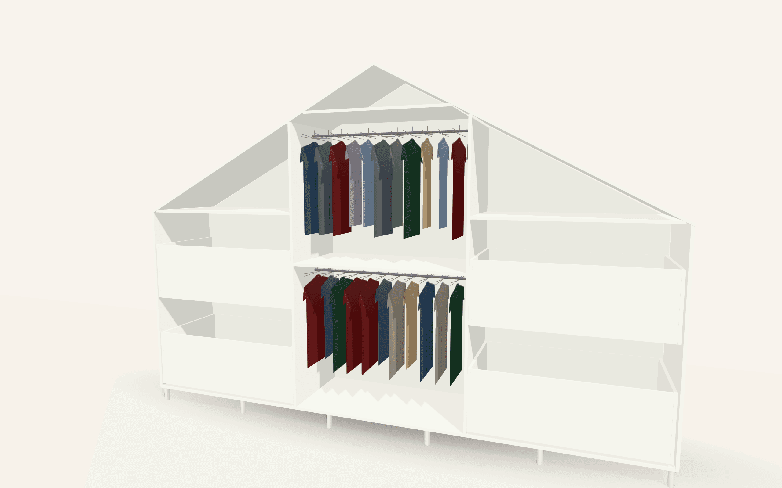 The Loft Living-Room Run (Double Slope)