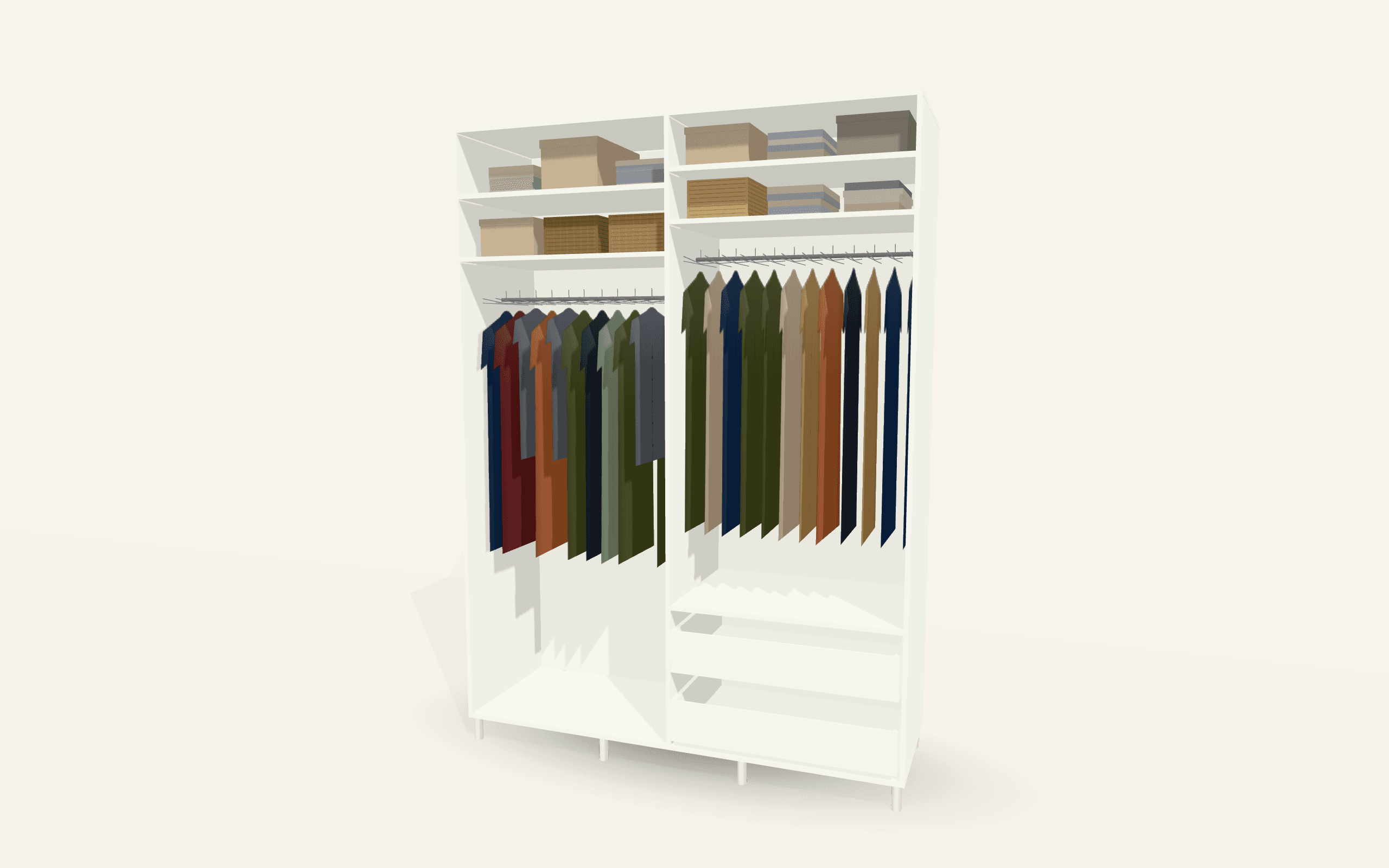 The Humphries Mirror Wardrobe