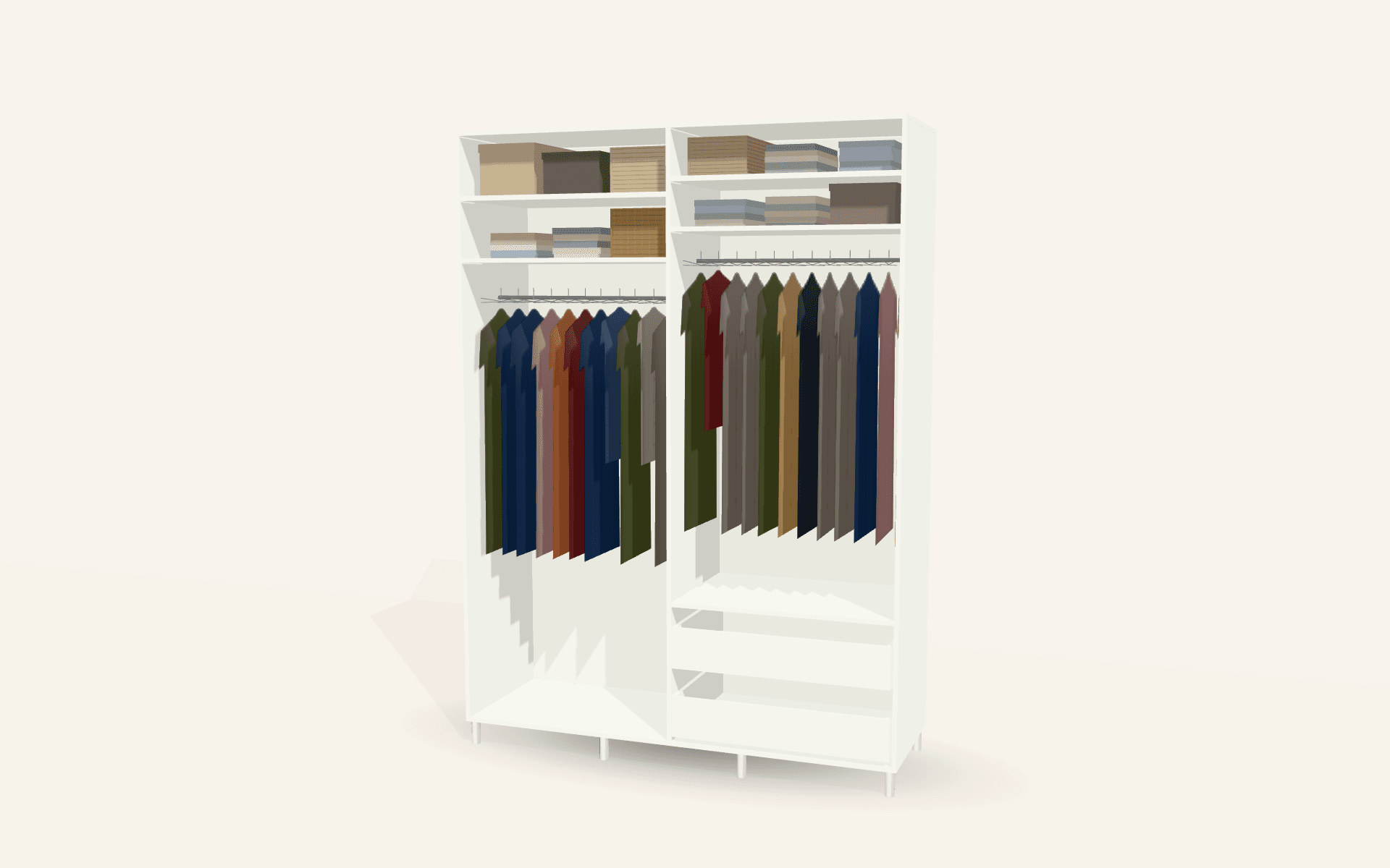 The Humphries Mirror Wardrobe